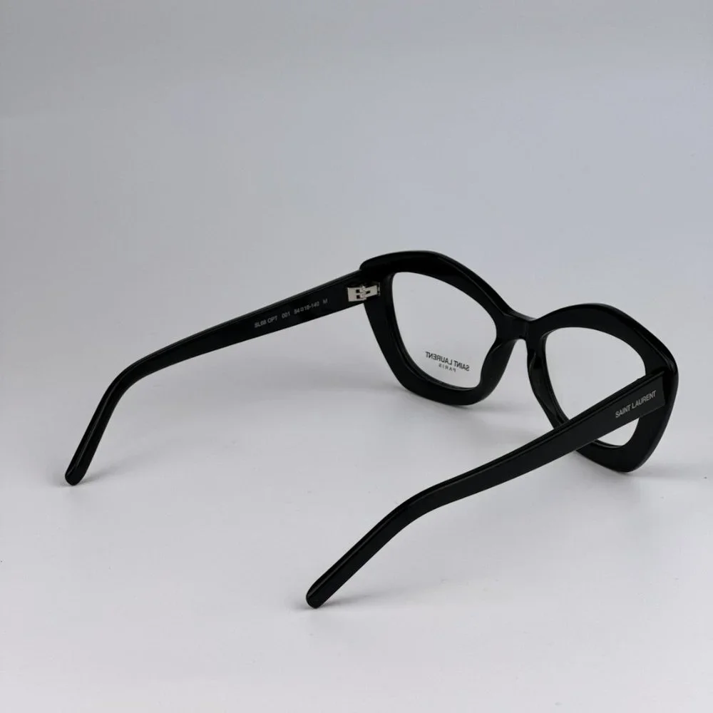 Saint Laurent SL68 OPT 001 BRAND NEW Eyeglasses Black Cat Eye Women
